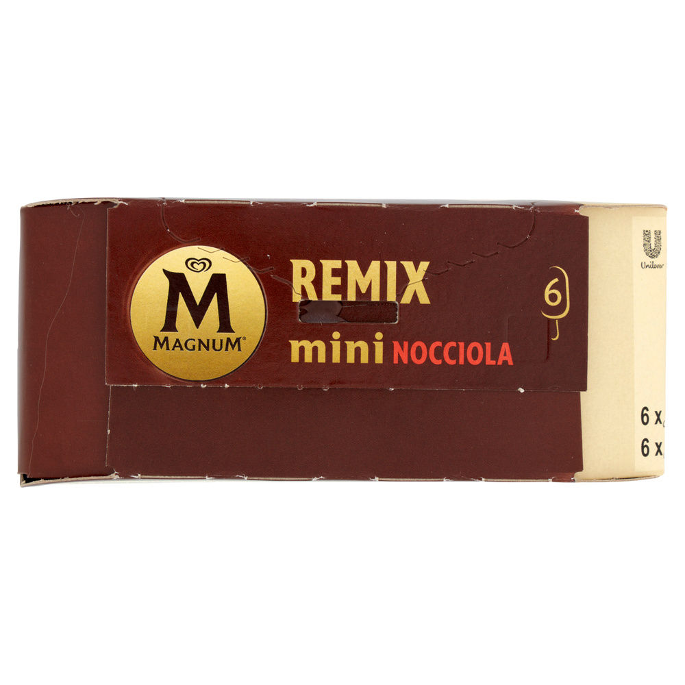 MAGNUM MINI REMIX HAZELNUT ALGIDA SCATOLA PZ.6 G 264 - 2
