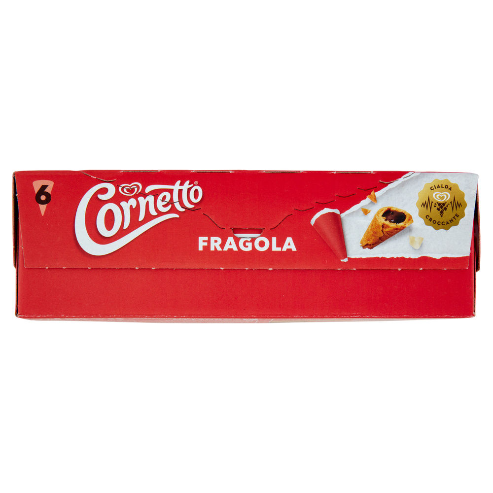 CORNETTO FRAGOLA ALGIDA SCATOLA PZ.6 G 450 - 2