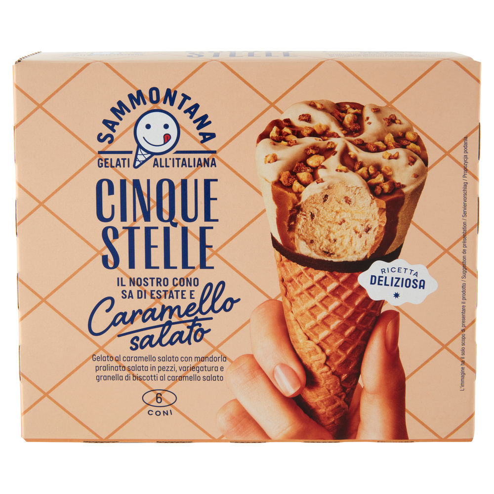 CONO 5 STELLE SAMMONTANA CARAMELLO SALATO X6 G 360 - 4