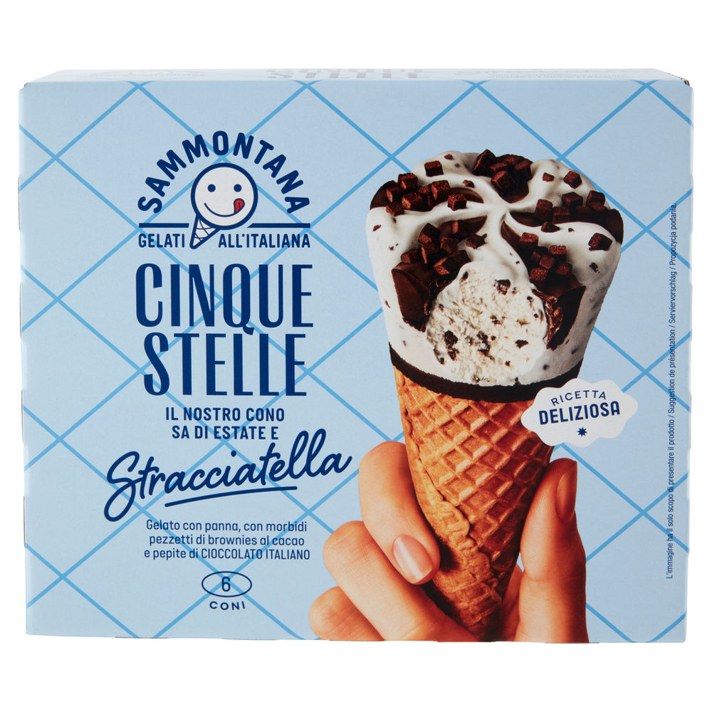 CONO 5 STELLE SAMMONTANA STRACCIATELLA X6 G 360 - 5