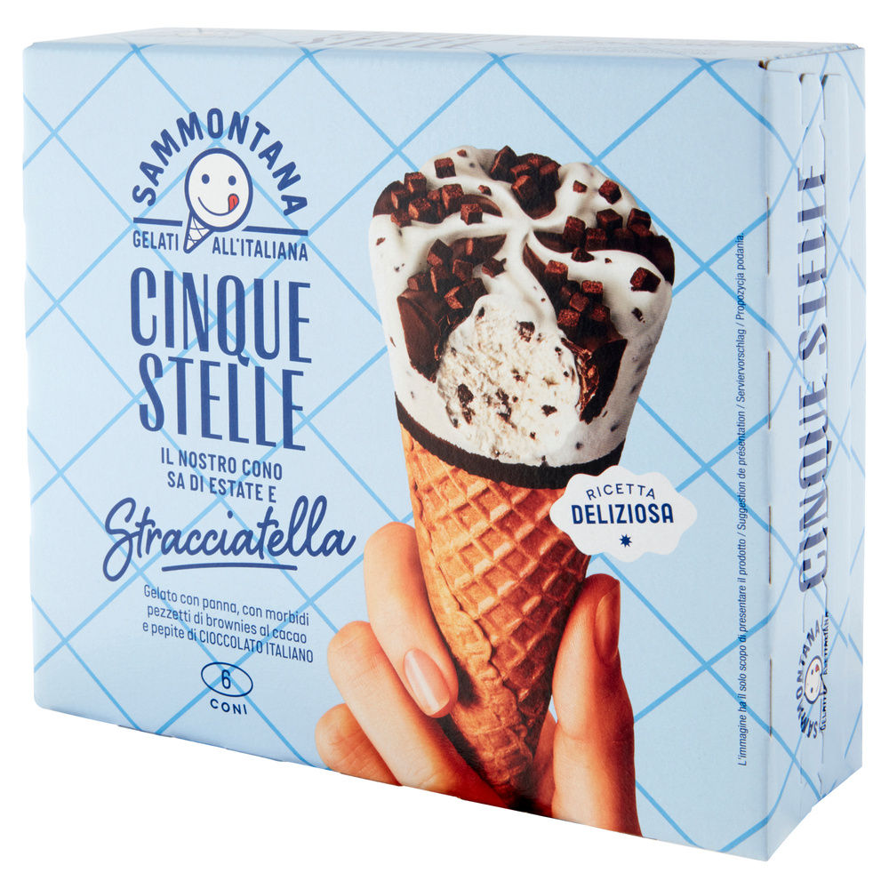 CONO 5 STELLE SAMMONTANA STRACCIATELLA X6 G 360 - 4