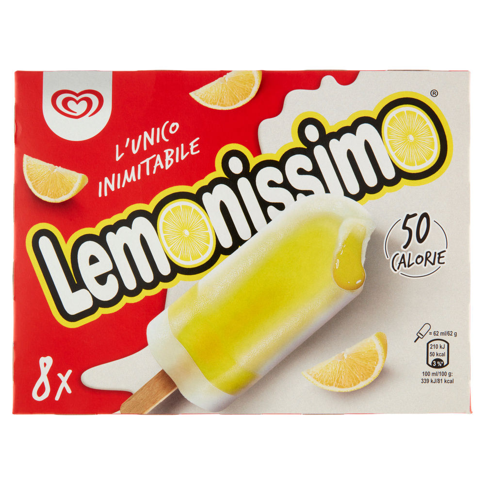 LEMONISSIMO ALGIDA SCATOLA PZ.8 G 496 - 0