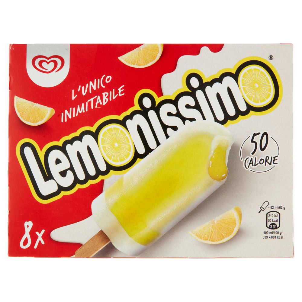 LEMONISSIMO ALGIDA SCATOLA PZ.8 G 496 - 6