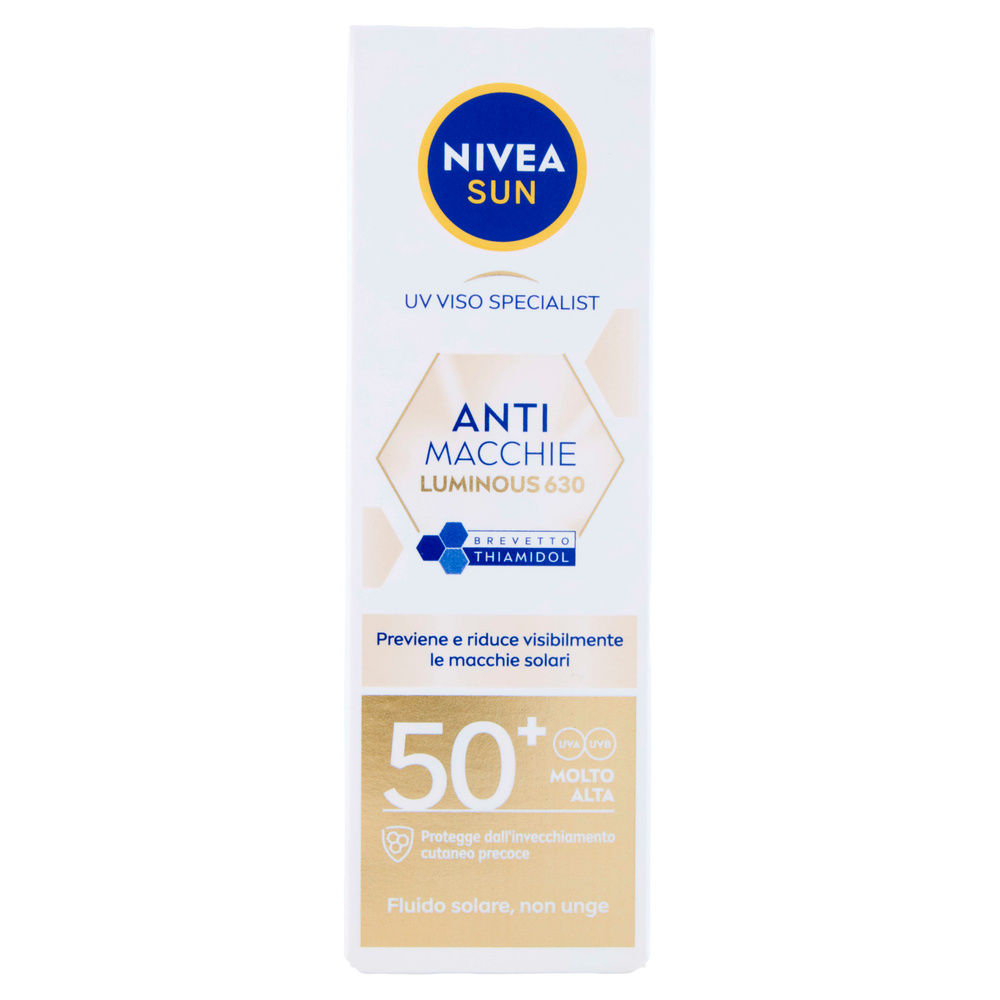 CREMA SOLARE VISO NIVEA SUN LUMINOUS 630 FP50+ ML 40 - 2