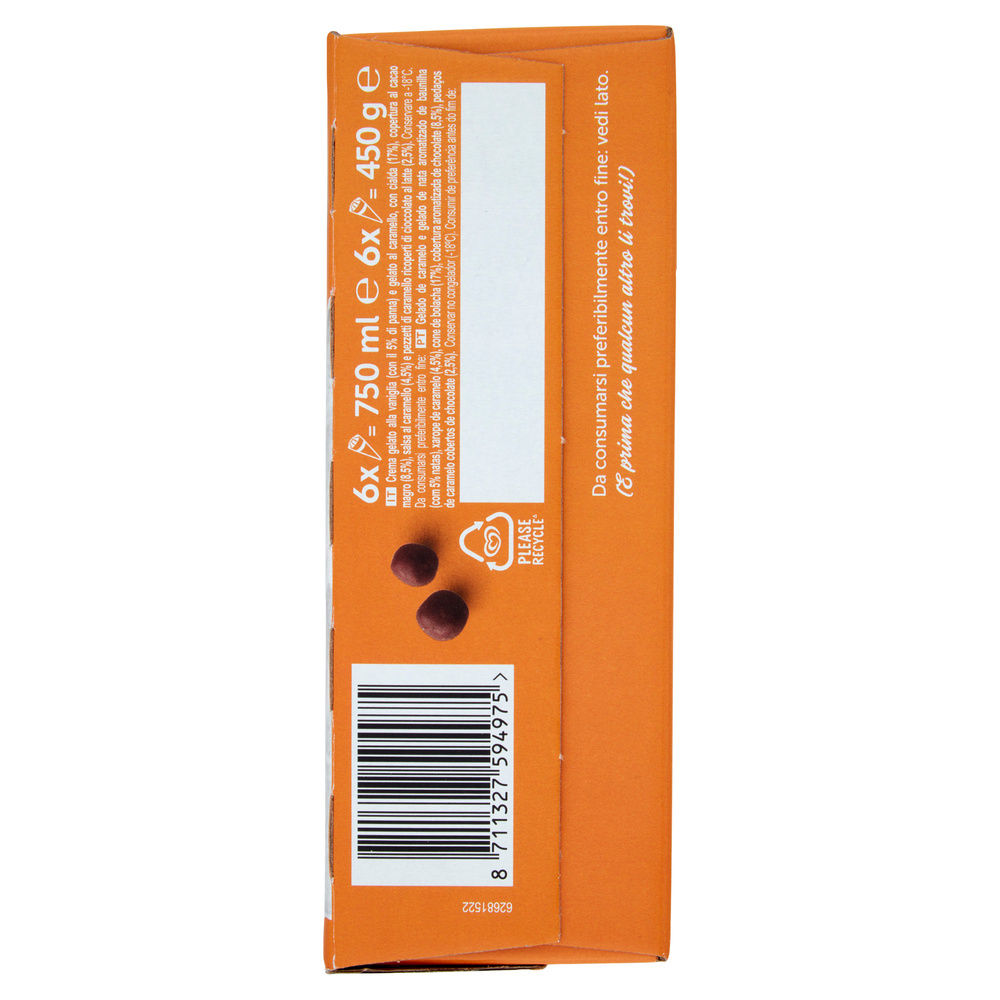 CORNETTO CARAMELLO ALGIDA SCATOLA PZ.6 G 450 - 3