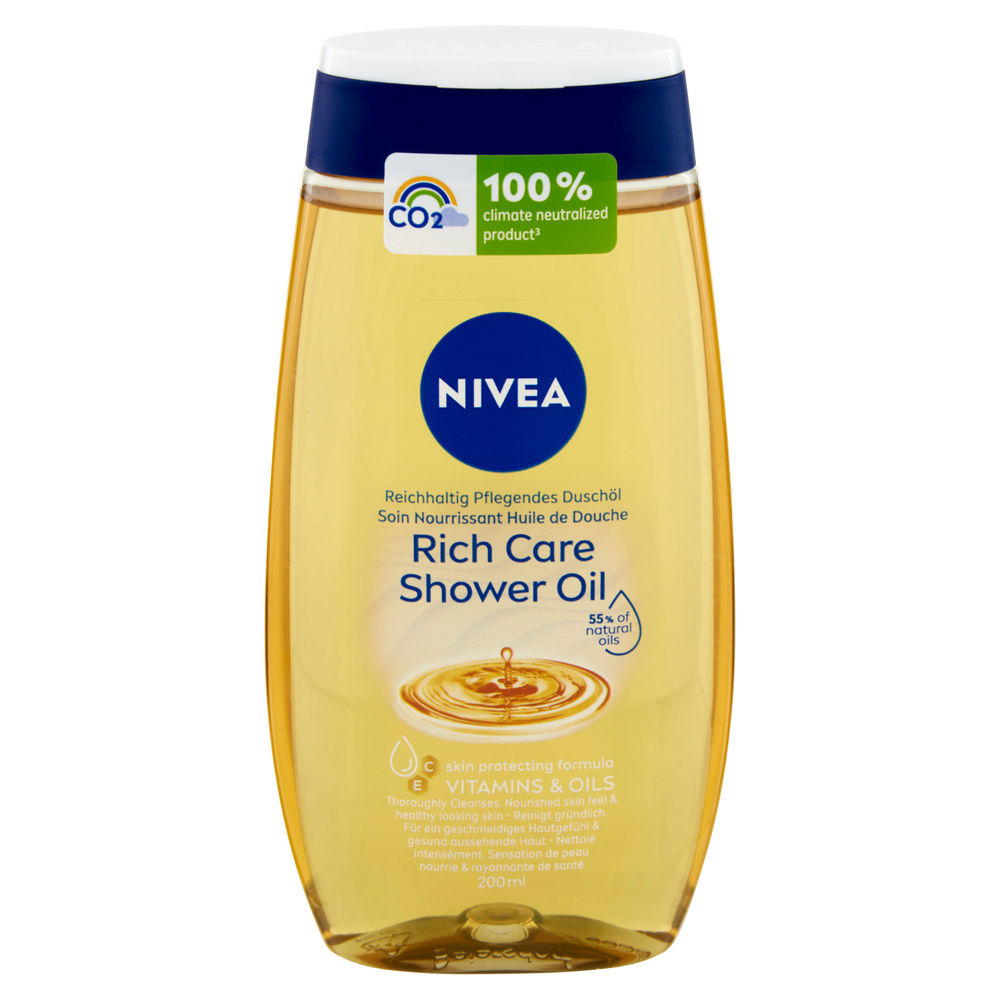 DOCCIA NIVEA RICH CARING SHOWER OIL ML 200 - 2