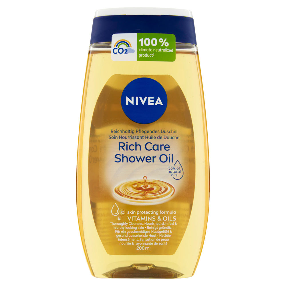 DOCCIA NIVEA RICH CARING SHOWER OIL ML 200 - 6