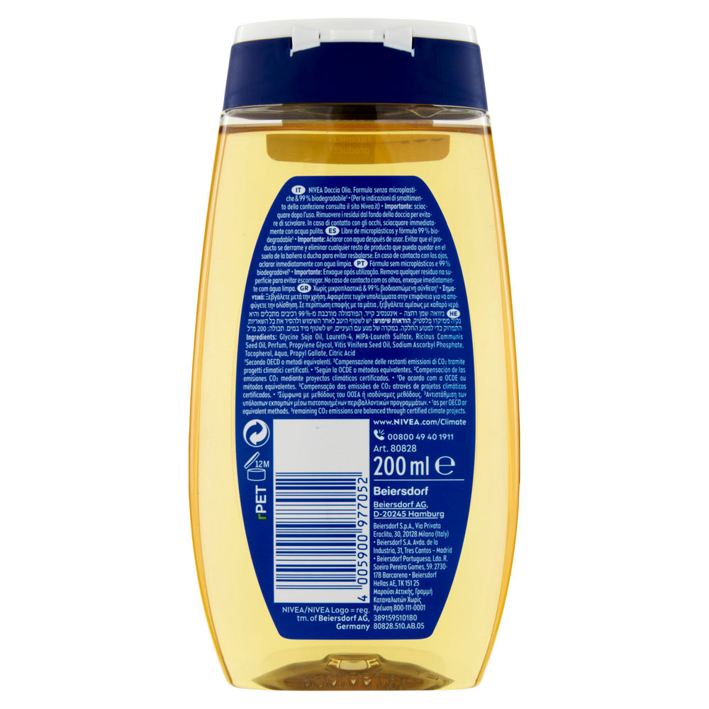DOCCIA NIVEA RICH CARING SHOWER OIL ML 200 - 1