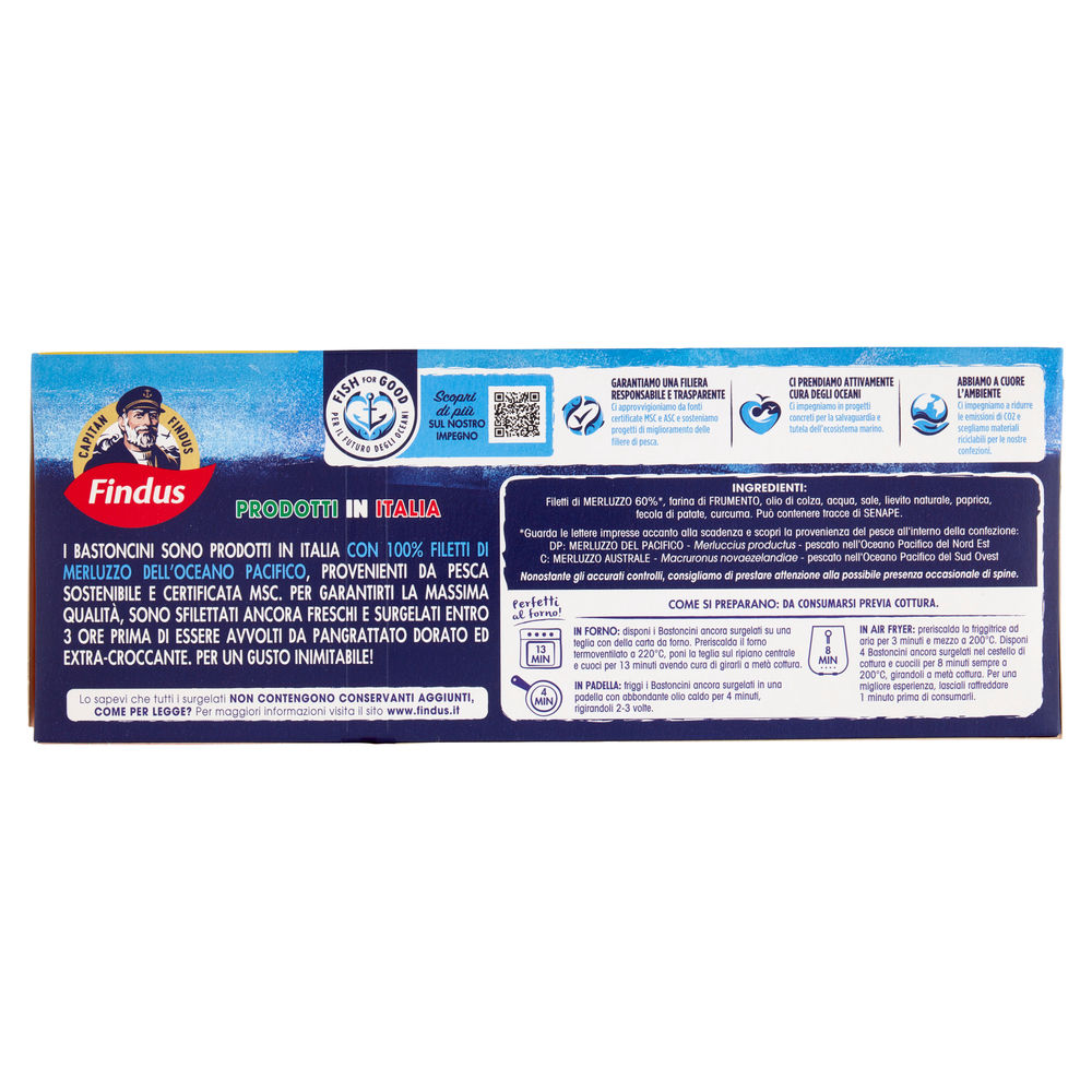 24 BASTONCINI CAPITAN FINDUS + 6 OMAGGIO SCATOLA G 750 O/S - 2