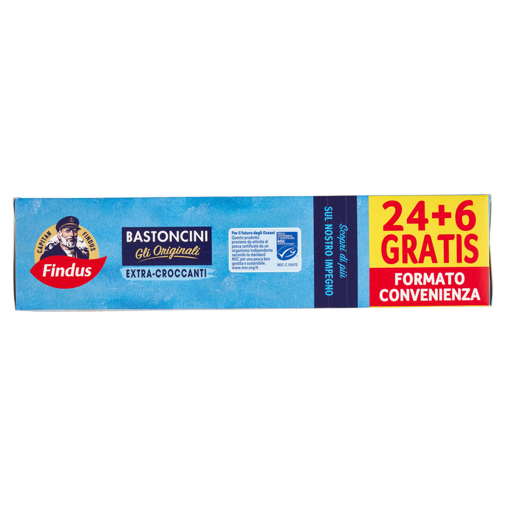 24 BASTONCINI CAPITAN FINDUS + 6 OMAGGIO SCATOLA G 750 O/S - 5