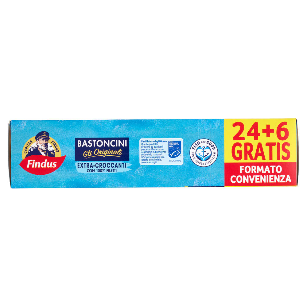24 BASTONCINI CAPITAN FINDUS + 6 OMAGGIO SCATOLA G 750 O/S - 14