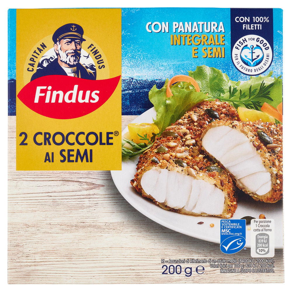CROCCOLE SEMI FINDUS 2PZ G 200 - 2