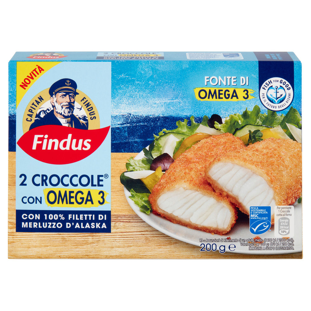 CROCCOLE OMEGA 3 FINDUS G 200 - 7