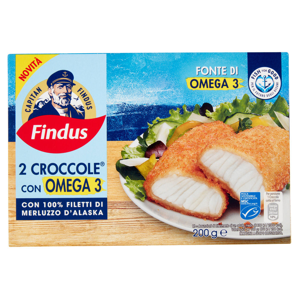 CROCCOLE OMEGA 3 FINDUS G 200 - 2