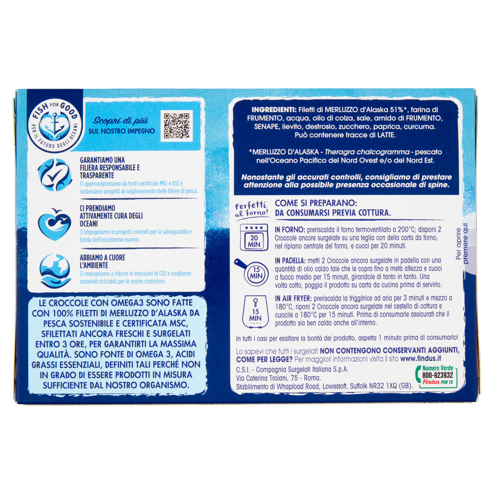 CROCCOLE OMEGA 3 FINDUS G 200 - 1