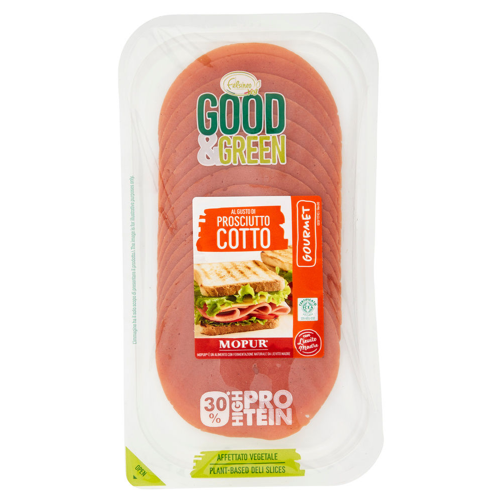 GOOD & GREEN  AFFETTATO GUSTO PROSCIUTTO COTTO 90 G - 5