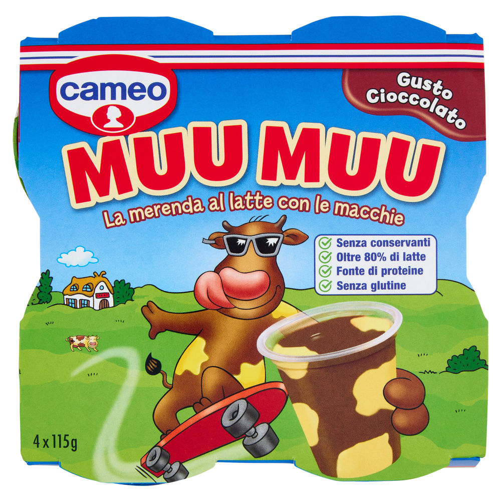 DESSERT CIOCCOLATO MUU MUU CAMEO G115X4PZ G 460 - 0