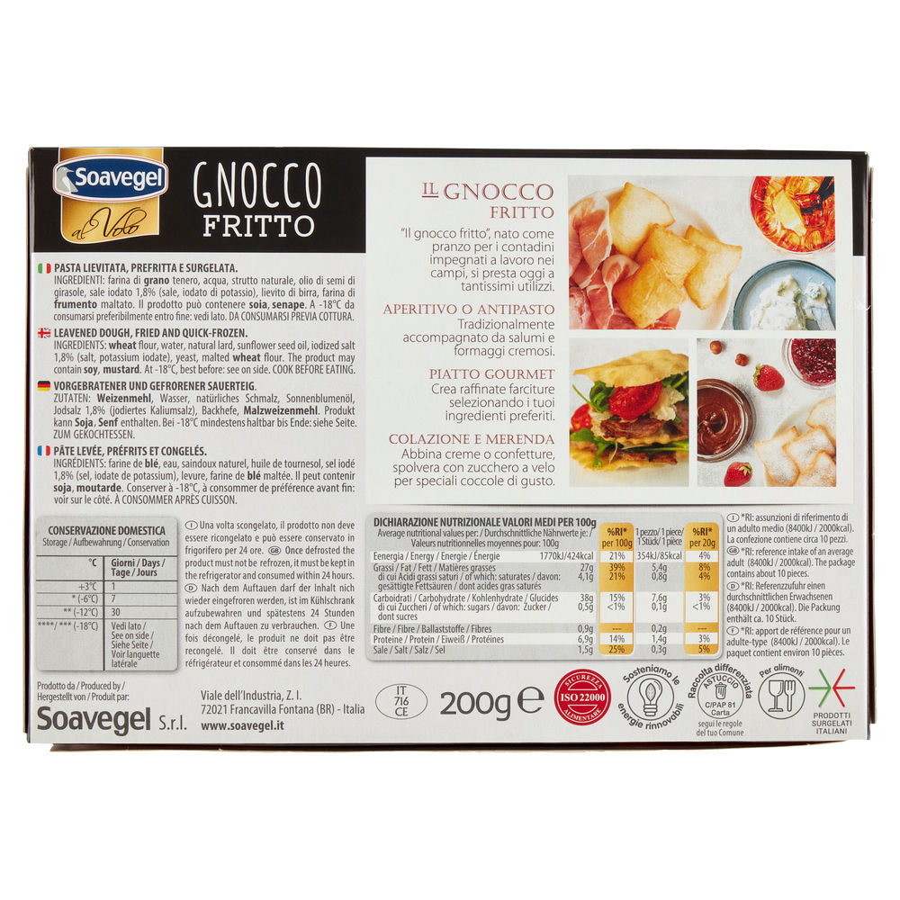 GNOCCO FRITTO SOAVEGEL  G200 - 1