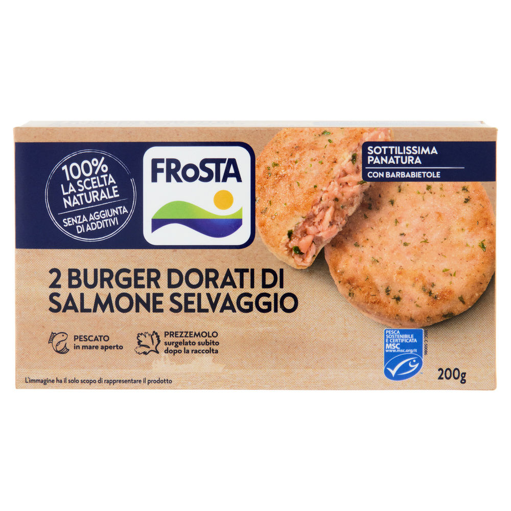 BURGER DORATO AL SALMONE FROSTA G 200 - 2