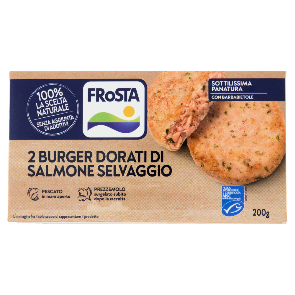 BURGER DORATO AL SALMONE FROSTA G 200 - 3