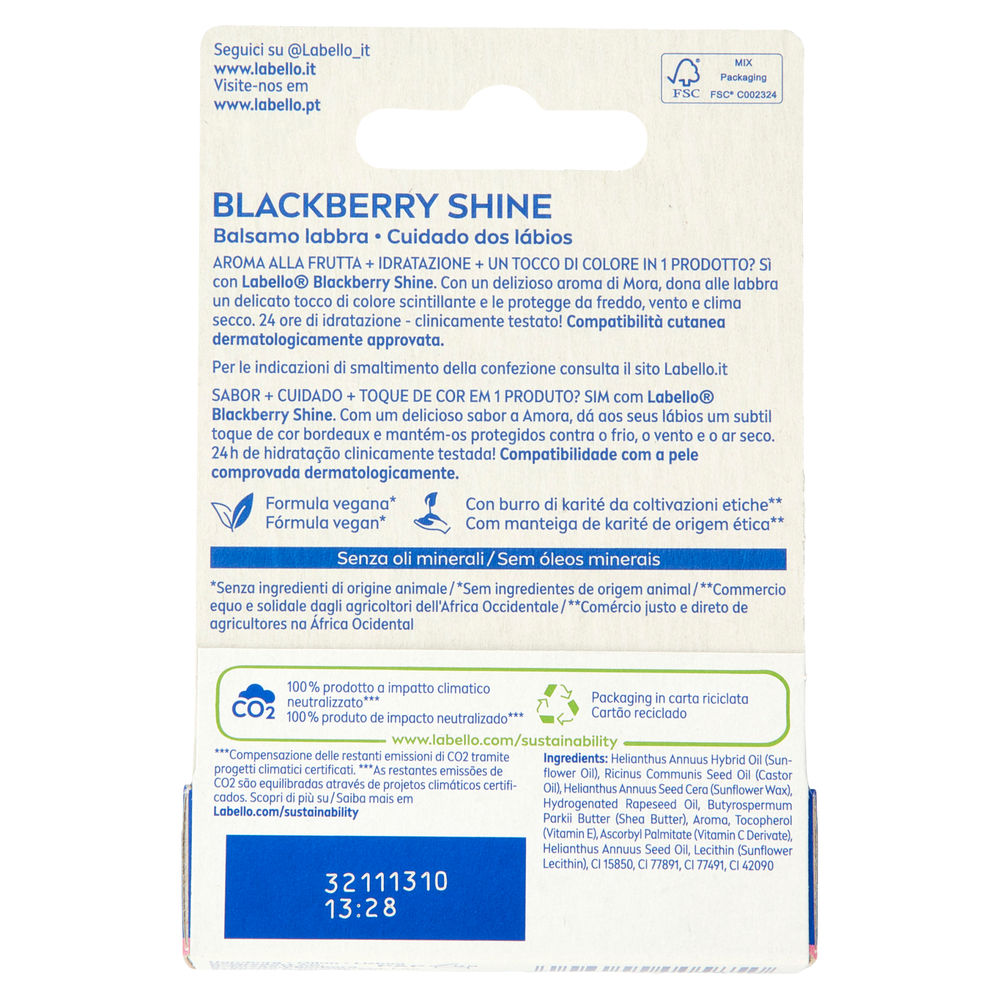 LABELLO BALSAMO LABBRA BLACKBERRY SHINE ML 5,5 PZ.1 - 1