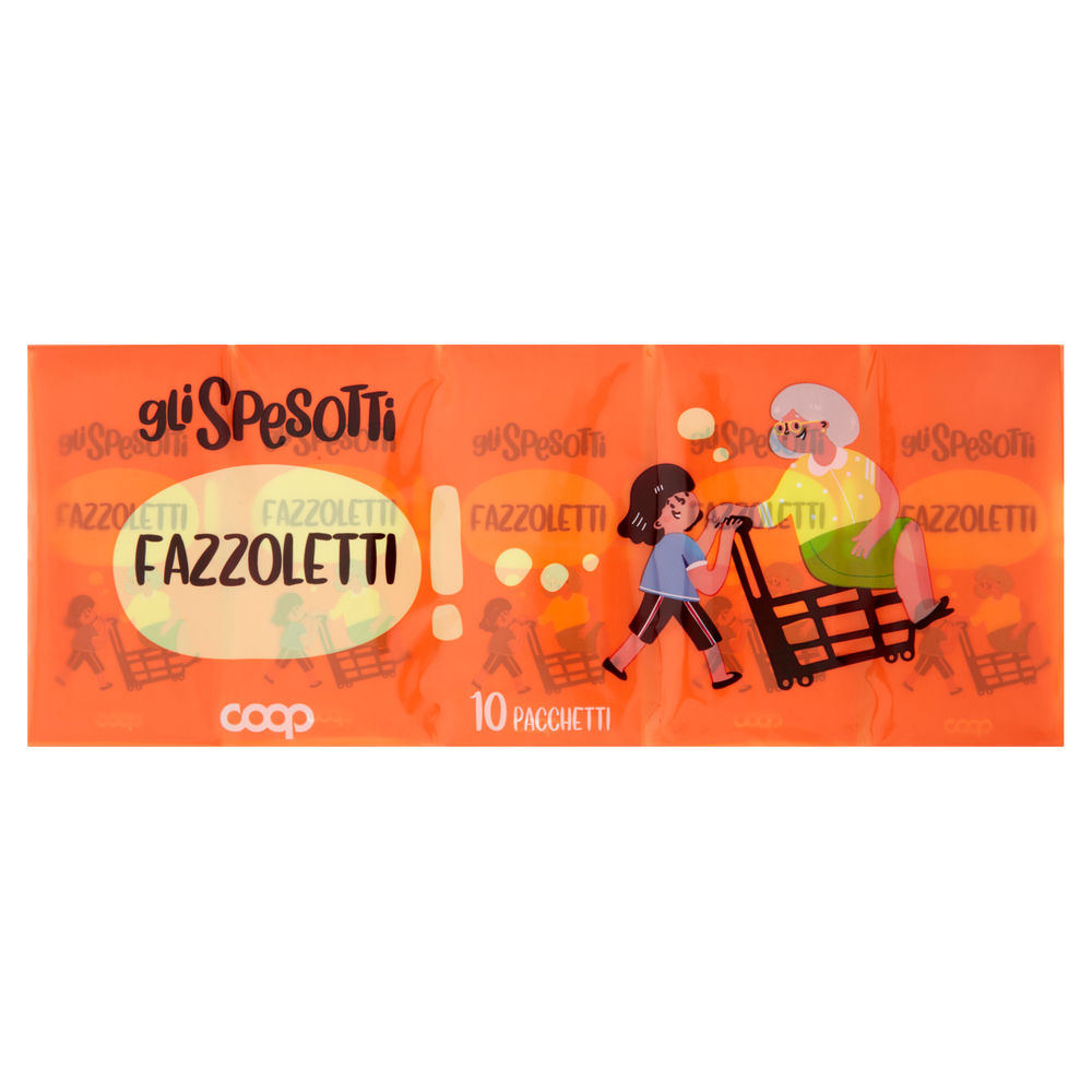 FAZZOLETTI DI CARTA GLI SPESOTTI COOP 3VELI FSC 10XPZ.10 - 0