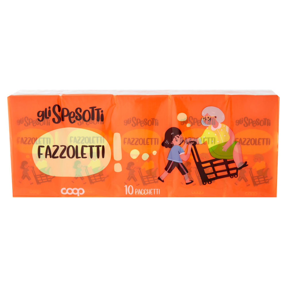 FAZZOLETTI DI CARTA GLI SPESOTTI COOP 3VELI FSC 10XPZ.10 - 2