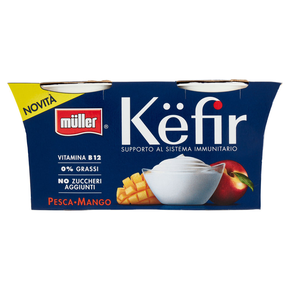 KEFIR PESCA E MANGO MULLER 2X125G - 0