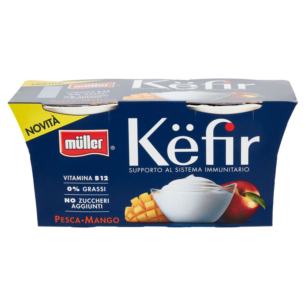 KEFIR PESCA E MANGO MULLER 2X125G - 2