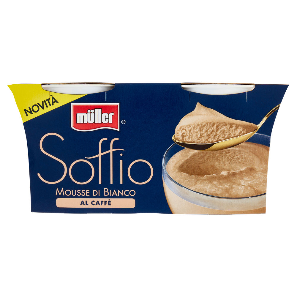 SOFFIO MOUSSE DI BIANCO AL CAFFE MULLER 2X95G - 0