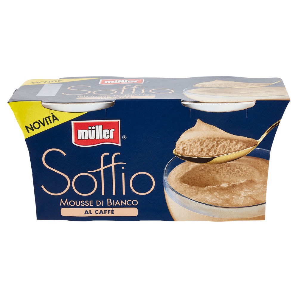 SOFFIO MOUSSE DI BIANCO AL CAFFE MULLER 2X95G - 2