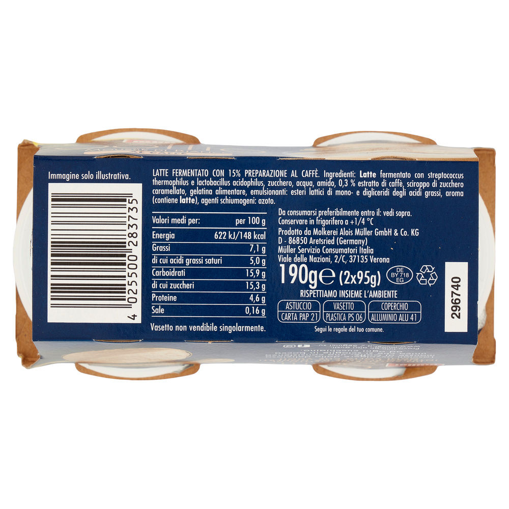 SOFFIO MOUSSE DI BIANCO AL CAFFE MULLER 2X95G - 7