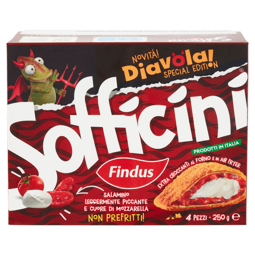 SOFFICINI DIAVOLA E MOZZARELLA FINDUS CARLETTO G 250 - 4