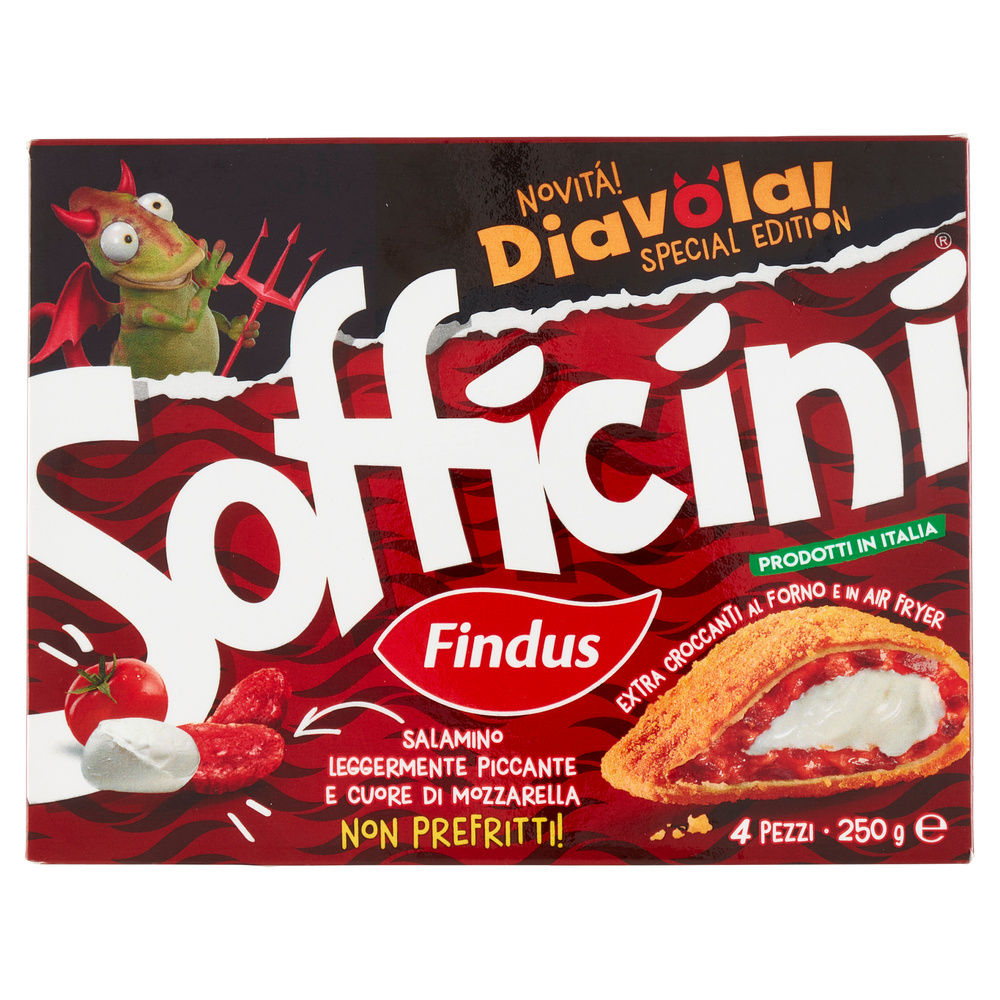 SOFFICINI DIAVOLA E MOZZARELLA FINDUS CARLETTO G 250 - 3