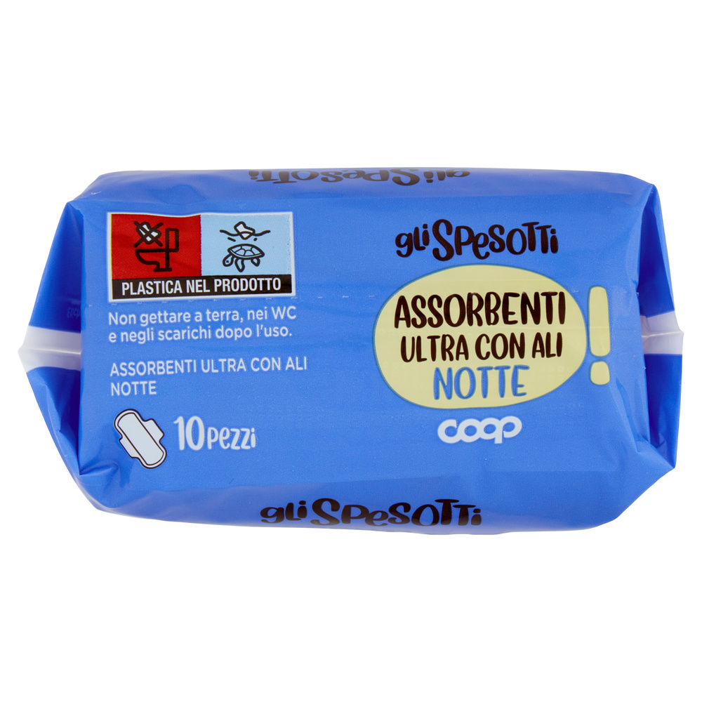 ASSORBENTI ULTRA NOTTE CON ALI GLI SPESOTTI COOP PZ.10 - 6