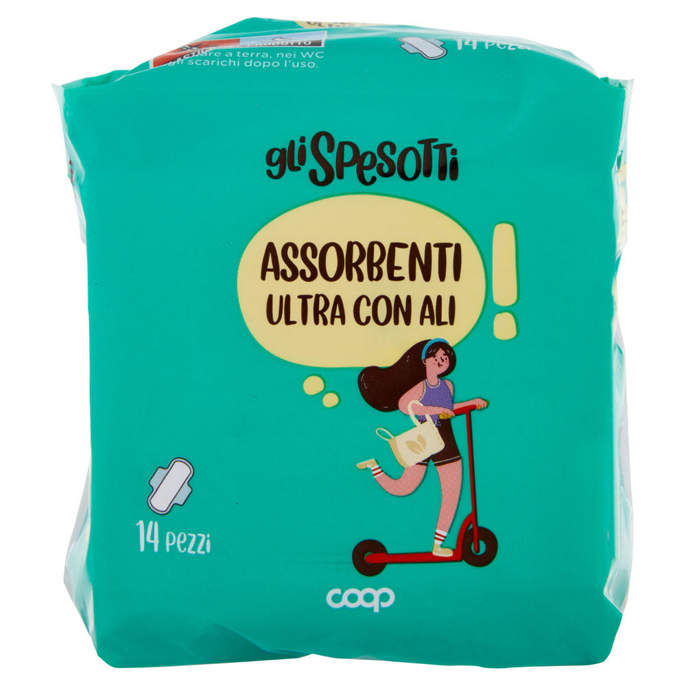 ASSORBENTI ULTRA GIORNO CON ALI GLI SPESOTTI COOP PZ.14 - 3