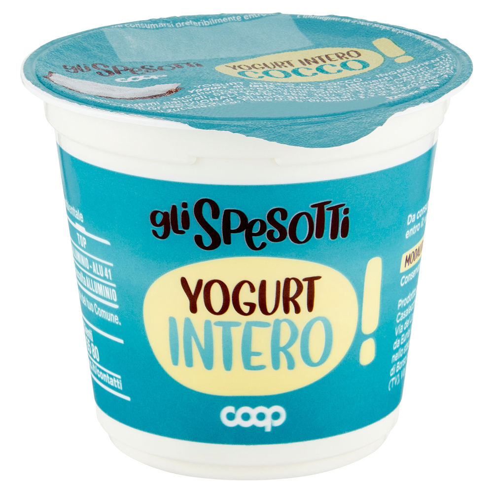 YOGURT INTERO COCCO GLI SPESOTTI COOP G 125 - 5
