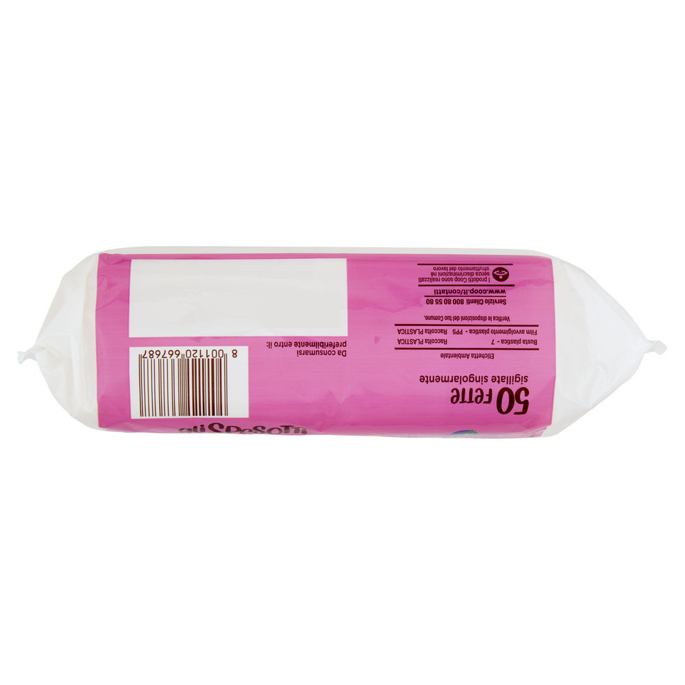 FETTINE DI FORMAGGIO FUSO GLI SPESOTTI COOP 50 FETTE KG 1 - 6