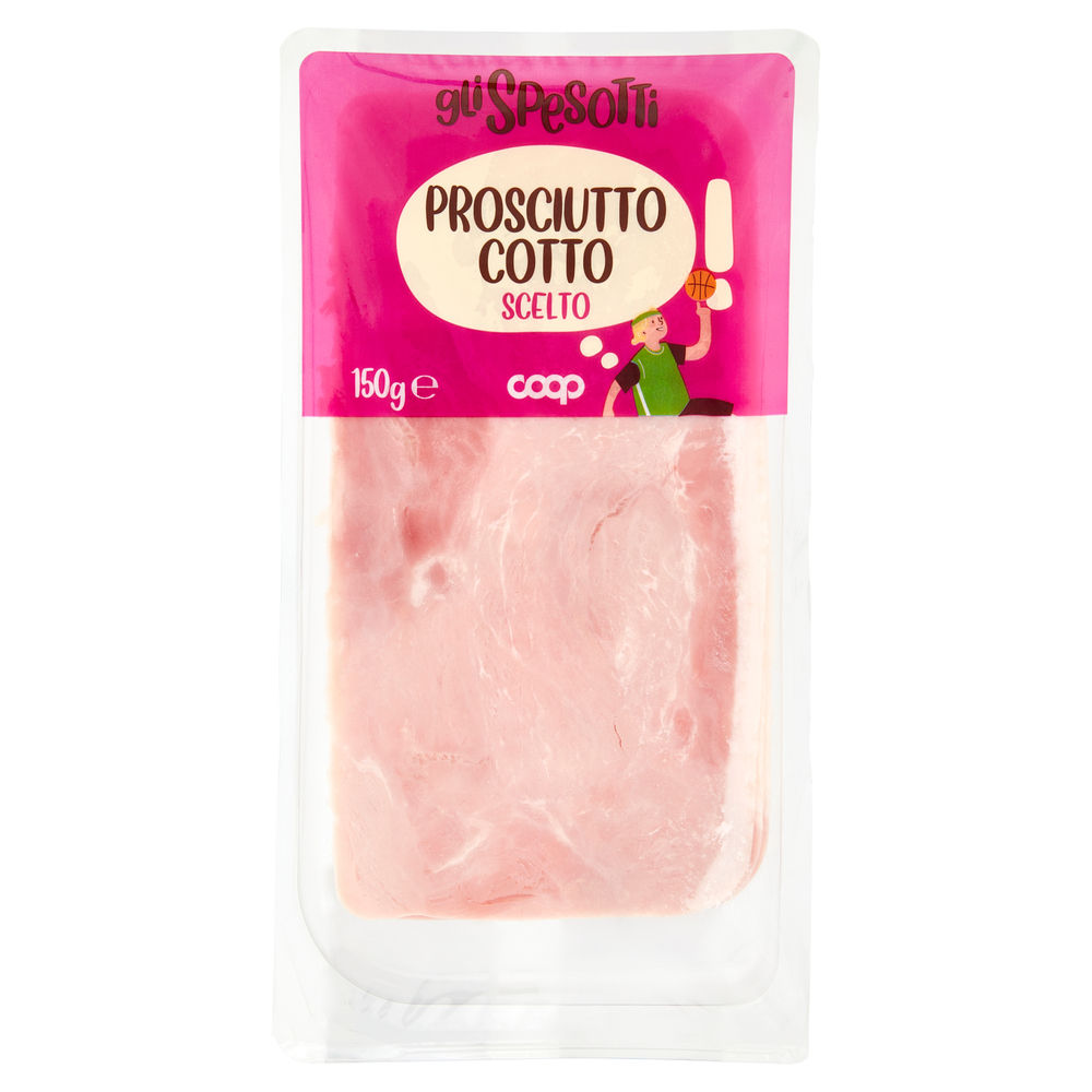 Prosciutto cotto scelto gli spesotti coop g 150