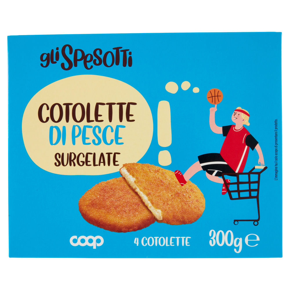 COTOLETTE DI PESCE SURGELATE GLI SPESOTTI COOP PZ4 G 300 - 8