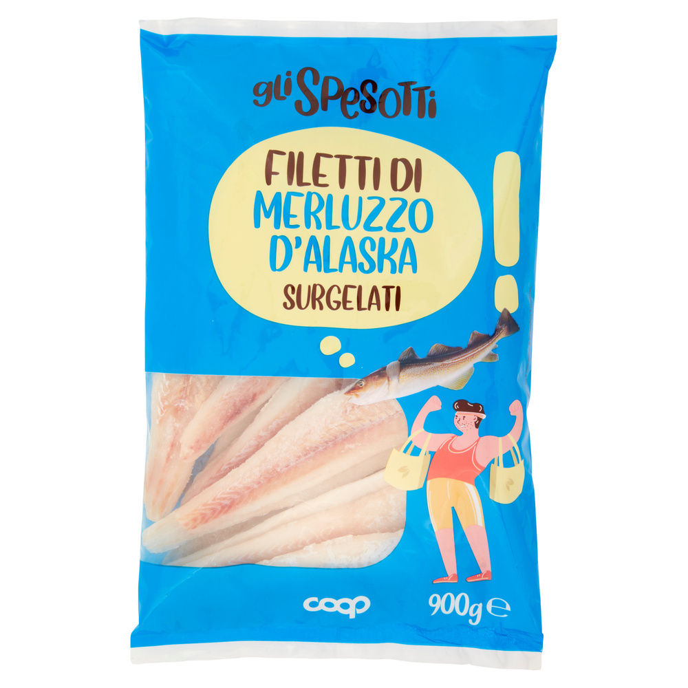 FILETTI DI MERLUZZO D'ALASKA CONGELATI GLI SPESOTTI COOP G 900 - 3