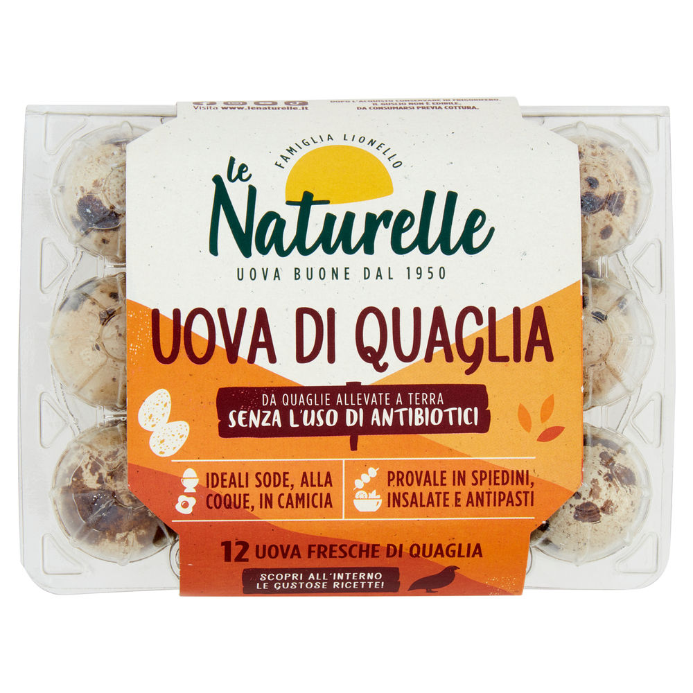 UOVA DI QUAGLIA  ALL.A TERRA S/ANT NATURELLE  CAT.A X 12 - 0