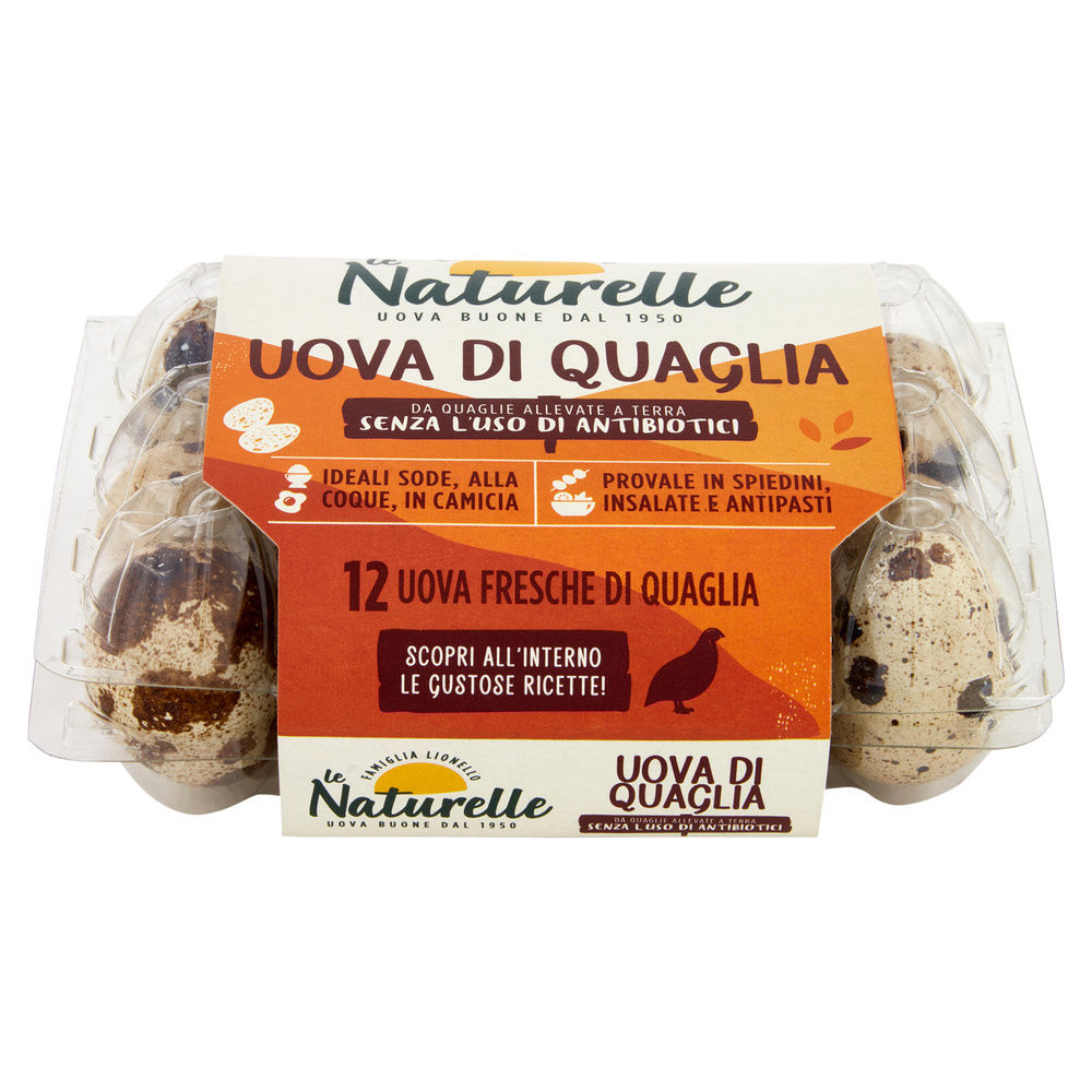 UOVA DI QUAGLIA  ALL.A TERRA S/ANT NATURELLE  CAT.A X 12 - 2