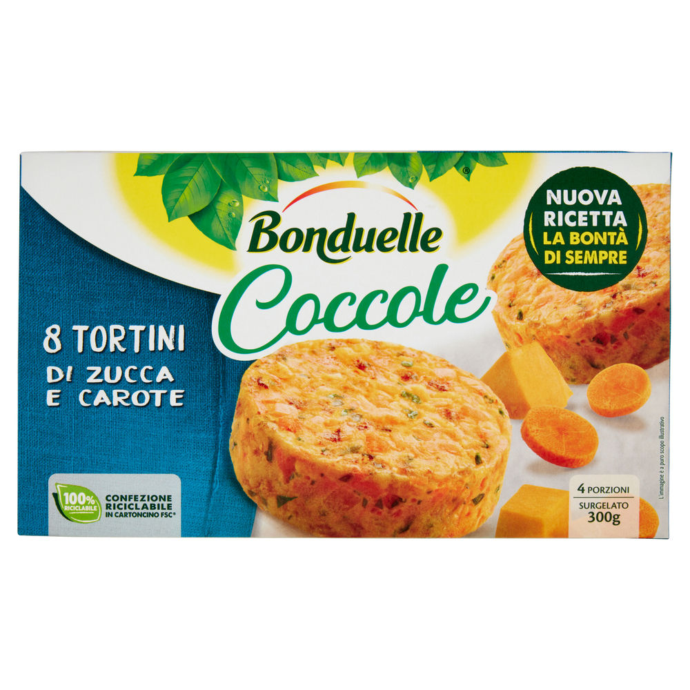 COCCOLE ZUCCA E CAROTE BONDUELLE G 300 - 0