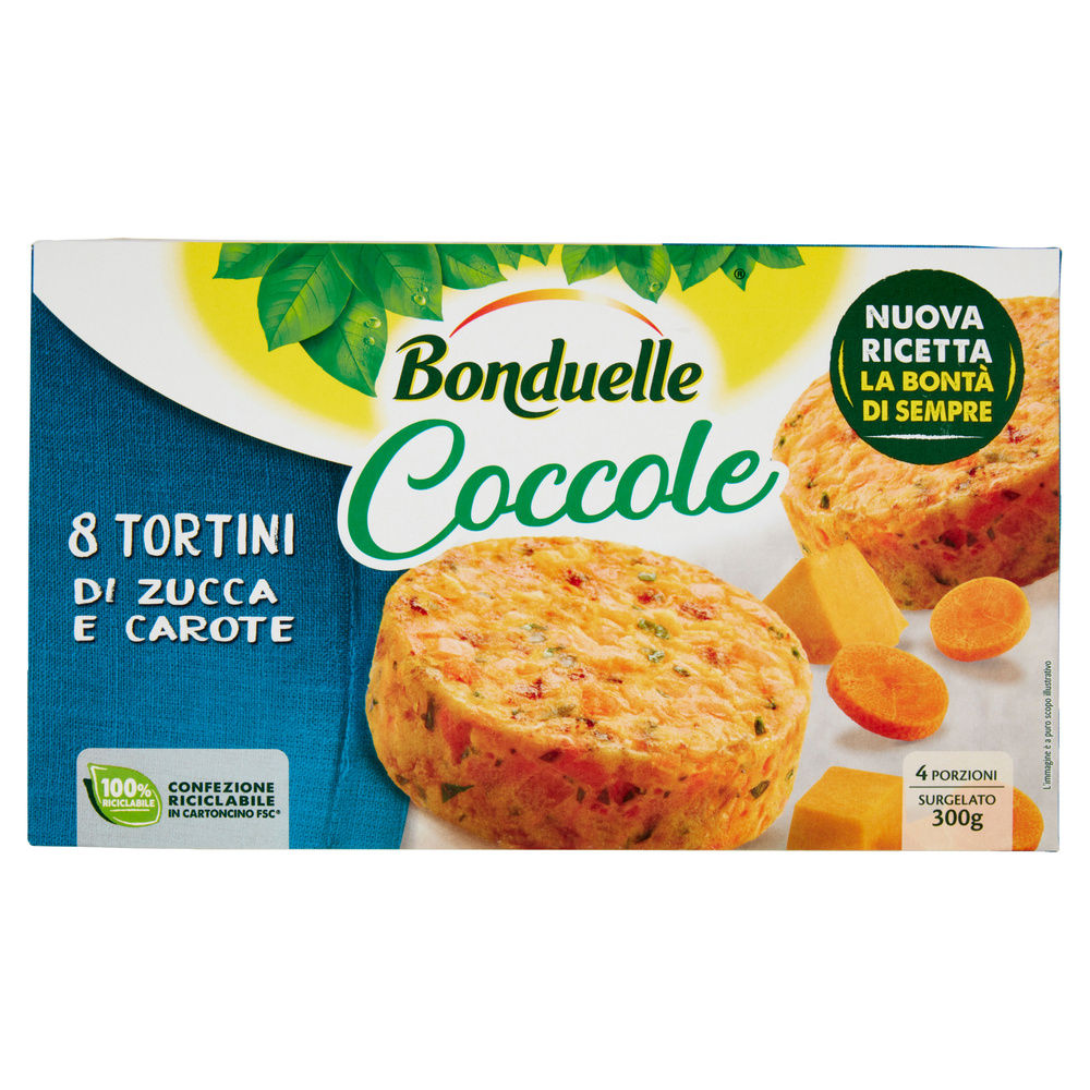 COCCOLE ZUCCA E CAROTE BONDUELLE G 300 - 3