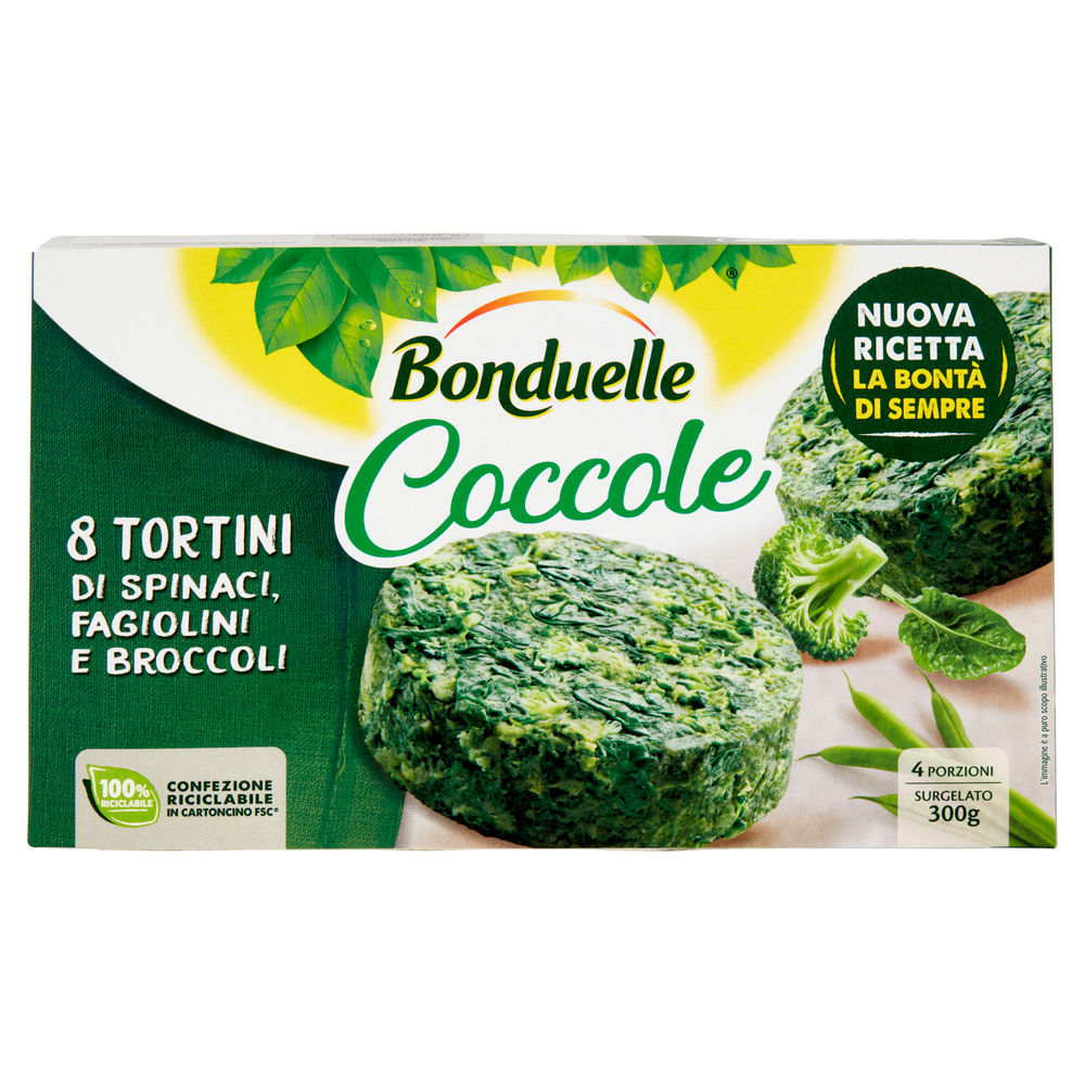 COCCOLE SPINACI, FAGIOLINI, BROCCOLI BONDUELLE G 300 - 2