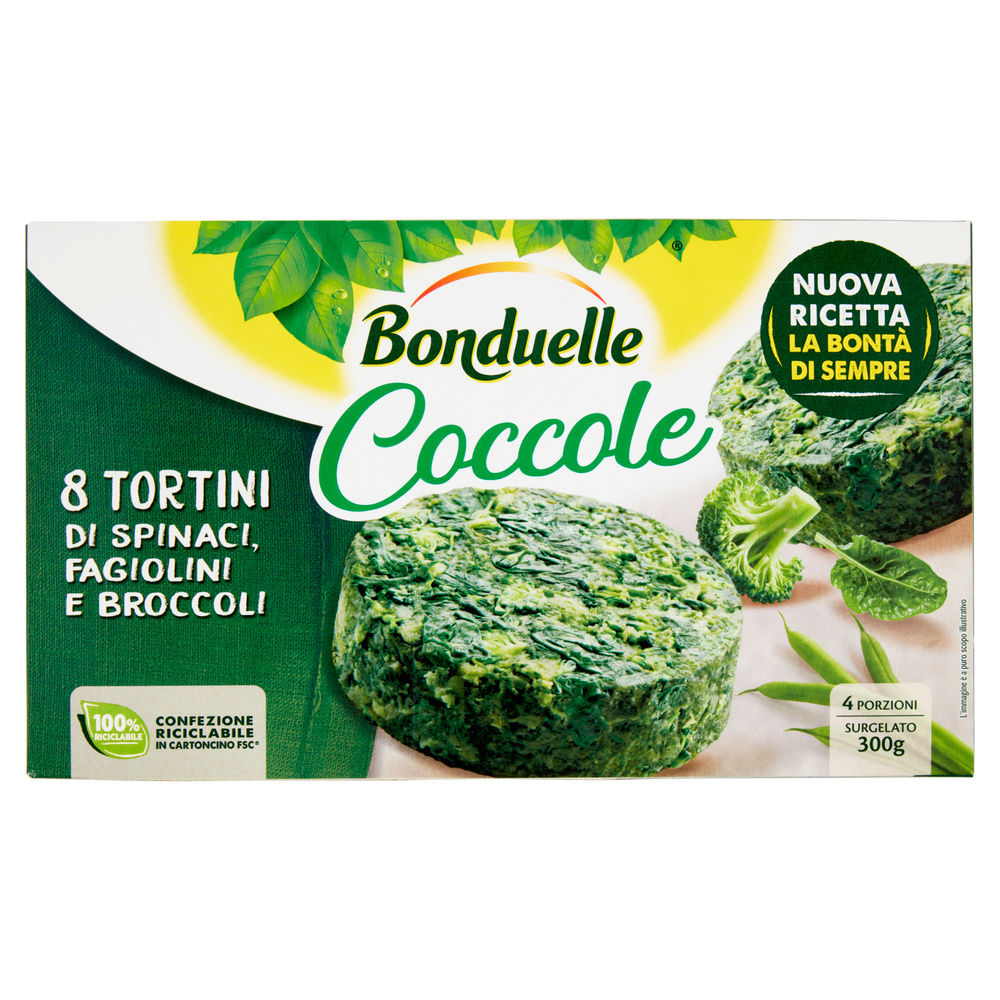 COCCOLE SPINACI, FAGIOLINI, BROCCOLI BONDUELLE G 300 - 3