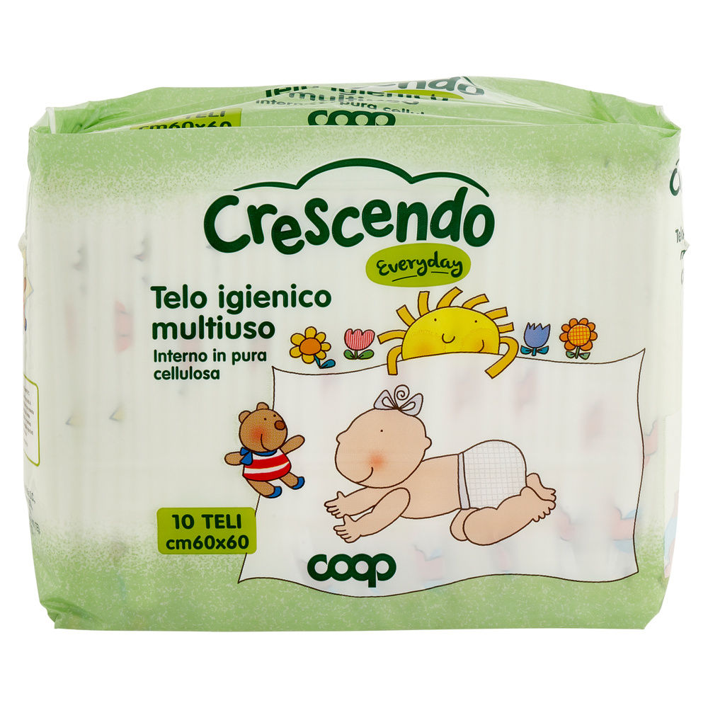 TELO IGIENICO COOP CRESCENDO 60X60CM EVERYDAY PZ 10 - 2