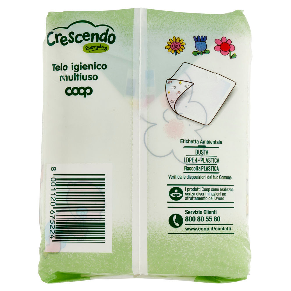 TELO IGIENICO COOP CRESCENDO 60X60CM EVERYDAY PZ 10 - 5