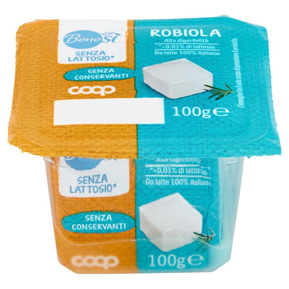 ROBIOLA SENZA LATTOSIO BENE SÌ COOP G 100 - 2